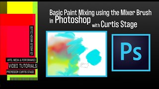 Basic Paint Mixing using the Mixer Brush in Photoshop