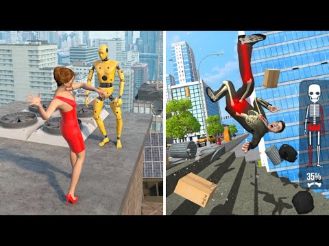 New Release-Hyper-Hybrid Casual - Falling Art Ragdoll Simulator - Gameplay Walkthrough iOS & Android - YouTube