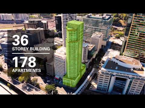 See the transformation of Evolution Apartments in Brisbane CBD
