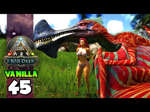 DOMANDO FÁCIL O SUPER TROPEOGNATHUS!!! ARK: FJORDUR (VANILLA) 45