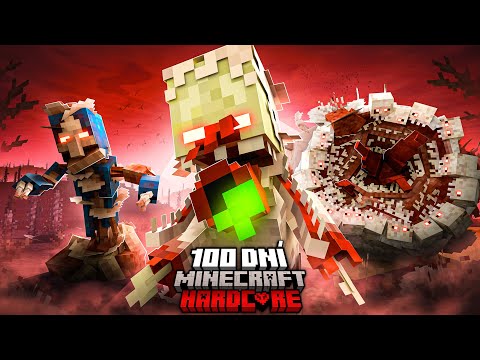 Přežil jsem 100 DNÍ v HOUBOVÉ APOKALYPSE v Minecraftu... A tohle se stalo