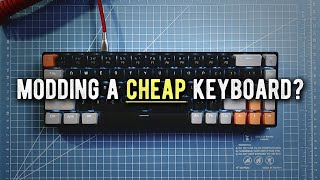 Can You MOD a Cheap Magegee MK-Box Mechanical Keyboard? (Tape Mod + Cotton Mod)