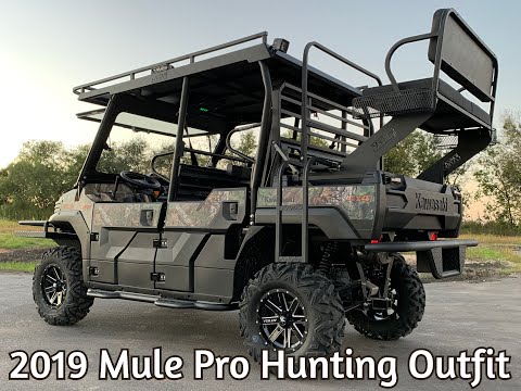 Kawasaki Mule Pro FXT Hunting Outfit Featuring Ranch Armor UTV Accessories