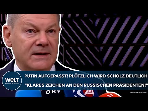Video Thumbnail: BRÜSSEL: "Ein klares Zeichen an den russischen Präsidenten!" Plötzlich wird Kanzler Scholz deutlich