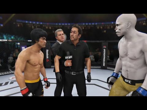 Bruce Lee vs. Scary Skull (EA Sports UFC 3) - Epic Battle 💯 🐲 - Dragon Fights 🐉
