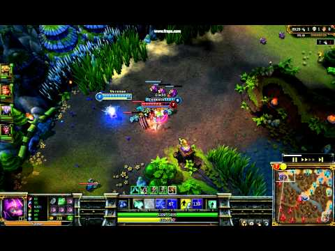 Fraps Test - Kennen and WW gank vs careless Fiddle