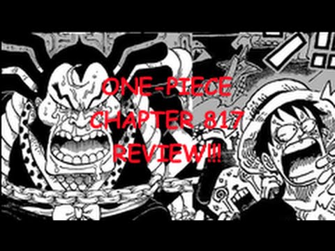 ONE PIECE MANGA CHAPTER 817 ワンピース REVIEW - (RAIZOU AKA ODA'S WTF!!! HOMAGE TO NARUTO LOL)