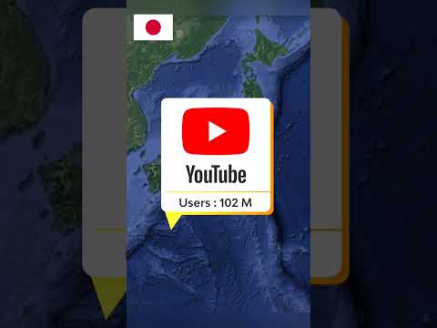 Countries With the Most YouTube Users 2022 #shorts