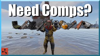 Where to Farm the Comps You Need in Rust! #rust #shorts