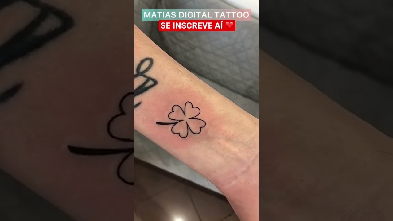 QUAL É O SIGNIFICADO DO TREVO! 🍀 E vc faria uma tatuagem assim🤔😃 #shorts #shortsvideo #arte