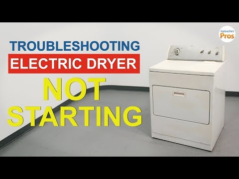 Electric Dryer Won't Start - TOP 6 Reasons & Fixes - Whirlpool, Kenmore, and more