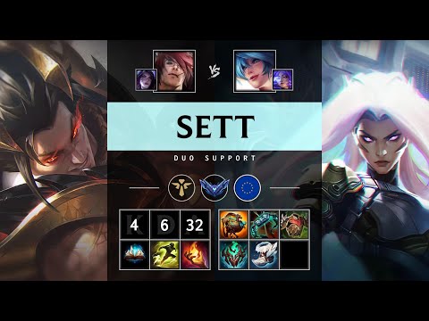 Sett Support vs Sona - EUW Diamond Patch 25.17