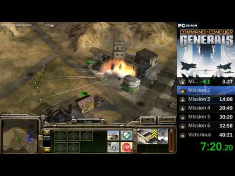 Command & Conquer: Generals - GLA Campaign Speedrun in 37:26 (All Missions)