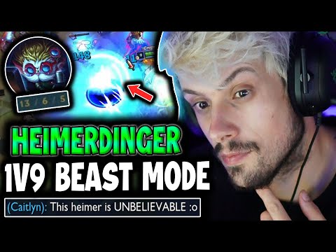 AGGRESSIVE HEIMERDINGER PLAYS BRINGS BIG DAMAGE AND THE BIG LP GAIN! - League of Legends