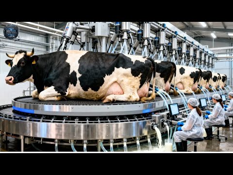 Inside a Giant Dairy Farm: How Milk Is Produced at Massive Industrial Scale