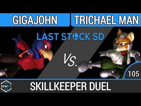LSSD 105 - B2S | Gigajohn (Falco) vs. Trichael Man (Fox) - SSBM SkillKeeper Duel - Smash Melee