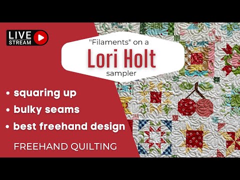 Master Free Motion Quilting a Lori Holt Sampler with These Tips