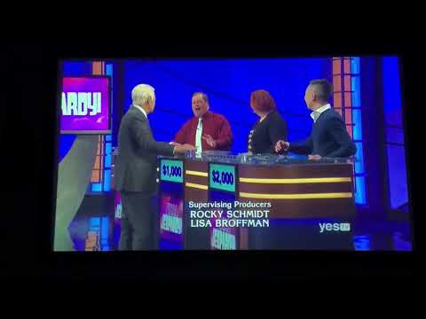 Jeopardy short end credit roll, Ben Scripps Day 2 (5/19/20)