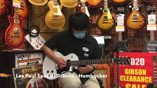 Video thumbnail for Gibson Les Paul Special Tribute Humbucker Sound Test【Modern Collection】 by G'CLUB TOKYO