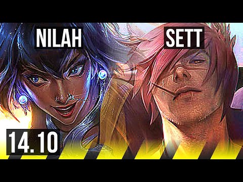 NILAH & Seraphine vs SETT & Twitch (ADC) | 5/1/6 | KR Grandmaster | 14.10