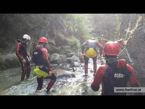 Canyoning Tirol Oetztal mit Feelfree