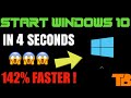 Start WINDOWS 10 In 4 SECONDS 142 FASTER Ll Tech BURNed Ll