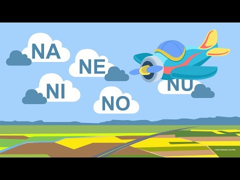 Silabas na ne ni no nu. Silabas do alfabeto. Videos Educativo