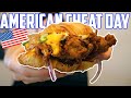 American Style Cheat Day | Fried Chicken Burger, Pizza & Homemade Food