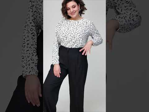 фото женские брюки палаццо (черные) новые 0