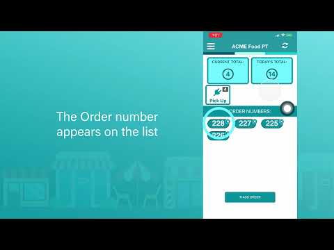 OrderReady TV Number Screen