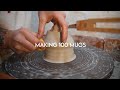 Throwing 100 Mugs