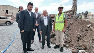 BAŞKAN BÜYÜKKILIÇ İLE BAŞKAN OKANDAN’DAN, SAHABİYE PROJESİ 2. ETAP ÇALIŞMALARINA İNCELEME