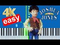 Joshua Jones Theme Song Slow Easy Medium Piano Tutorial 4K