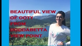 preview picture of video 'Ooty view from Doddabeta view Point'