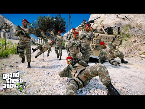 SÖZDE DAĞ KARAKOLU BASKINI! - GTA 5 BORDO BERELİ ÖZEL HAREKAT MODU