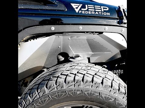 Jeep Wrangler JK Fender Liner Installation Tutorial 2007-2018