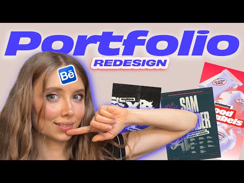 Watch Me Redesign My Graphic Design Portfolio on Behance