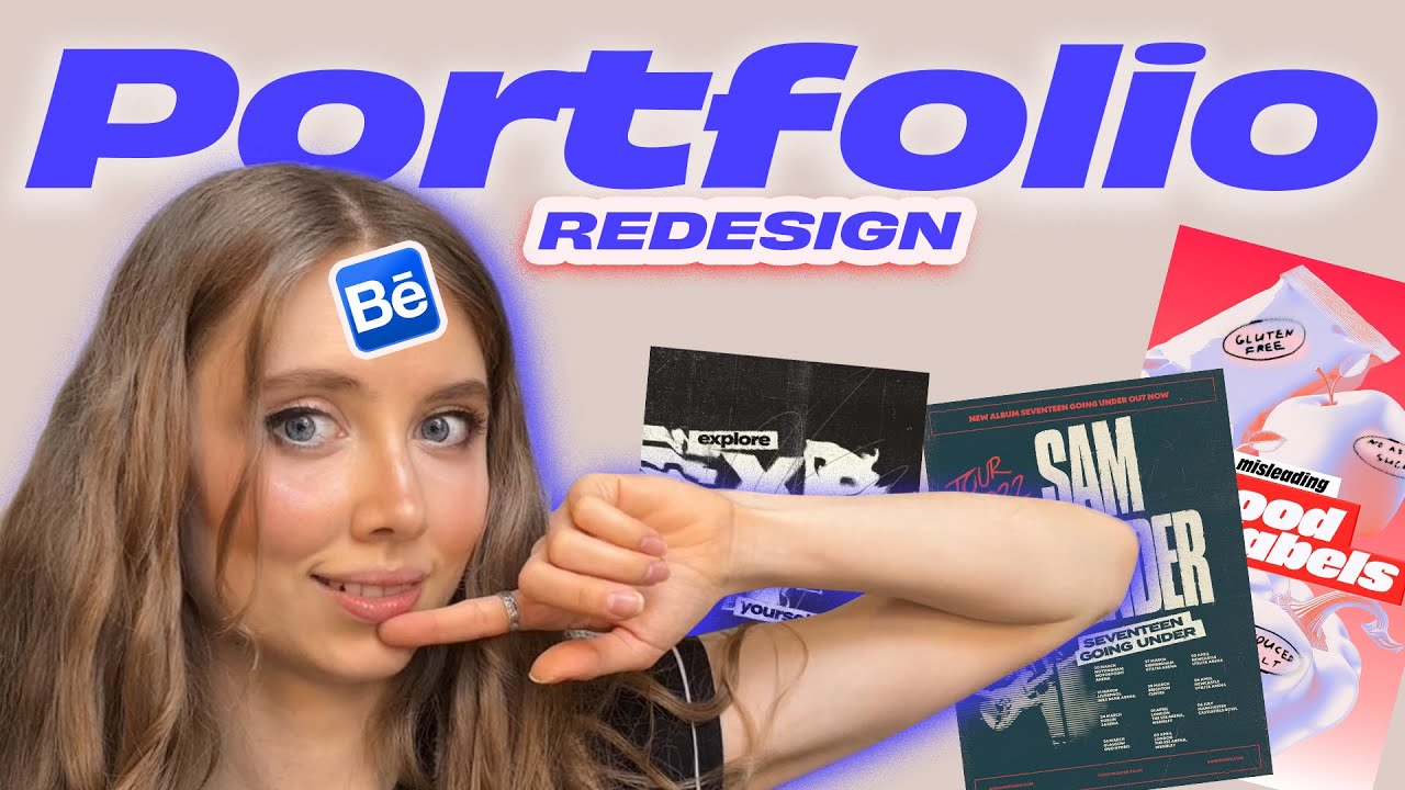 Watch Me Redesign My Graphic Design Portfolio on Behance