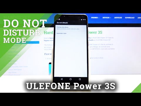 How to Find Do Not Disturb Mode in ULEFONE Power 3S – Silent Device