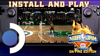 Steam Deck: NBA Jam: Legends On Fire Edition (RPCS / PS3 Emulation + Mod) Install