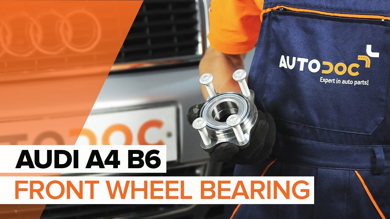 Kuidas vahetada Audi A4 B6 esi-rattalaagri – õpetus