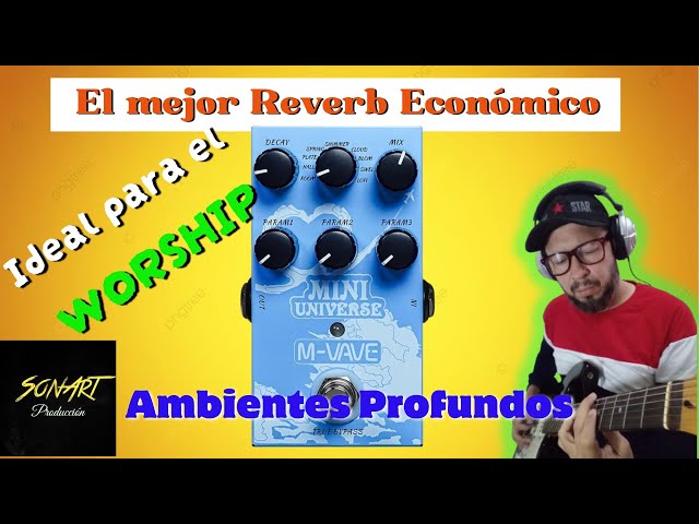 Vídeo relacionado con M-VAVE Pedal Guitarra Reverberación Innovación Sonido Único 9 Efectos Reverberación Universo Pedales Pure Digital, M008_PD38_UNIVERSE_BLUE