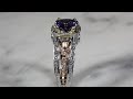 video - Juicy Vintage Fleur De Lis Engagement Ring