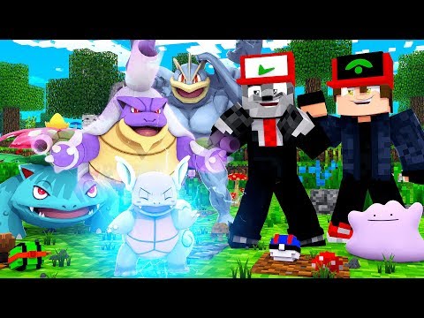 FINALMENTE meu POKÉMON INICIAL foi pra ULTIMA EVOLUÇÃO no MINECRAFT