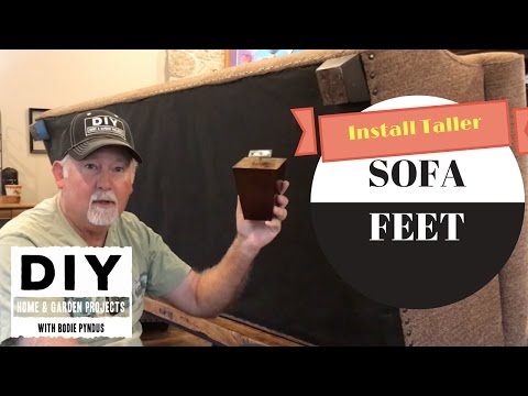 How To Install Taller Sofa Feet: Easy DIY Guide For Comfort