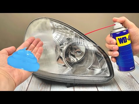 🔥🔥Apply THIS to your foggy headlights and see what happens! restore shine to headlights