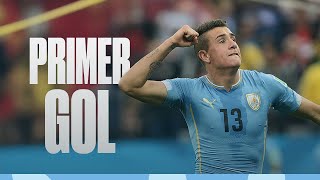 Primer gol en la selecci�n