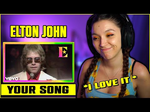 Elton John - Your Song | FIRST TIME REACTION | (Top Of The Pops 1971)