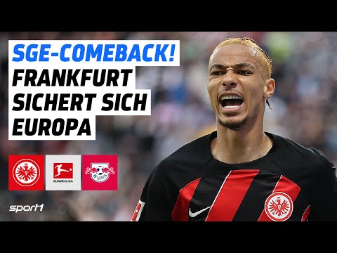 Eintracht Frankfurt - RB Leipzig | Bundesliga Tore und Highlights 34. Spieltag