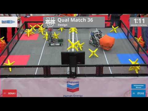 2017 VEXU Design Q36 - SENA1 vs ITCV2 - 20 to 24